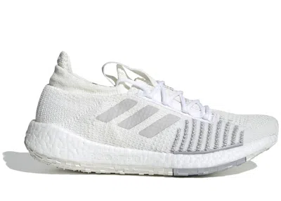 Pre-owned Adidas Originals Pulseboost Hd (women's) Sneakers In Core White/ Grey One/ Grey Two In Multi