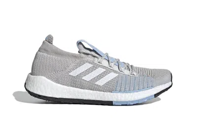 Pre-owned Adidas Originals Pulseboost Hd (women's) Sneakers In Grey One/ Cloud White/ Glow Blue