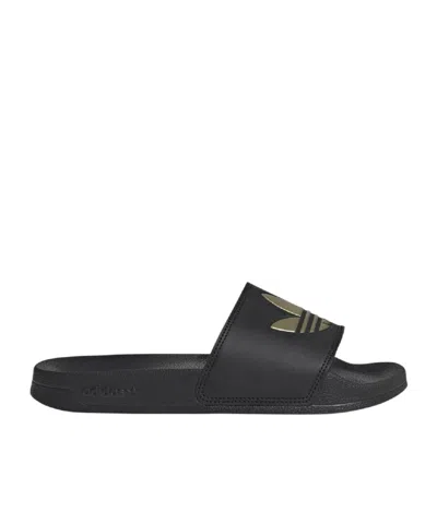 Adidas Originals Pure Black One-piece Casual Slide Slippers