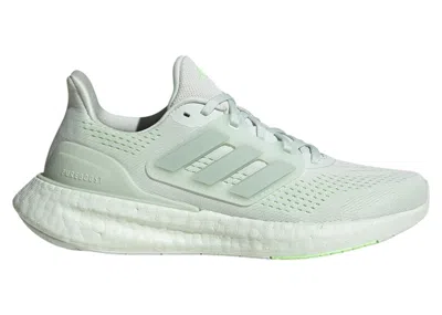 Pre-owned Adidas Originals Pureboost 23 Linen Green Met (women's) Sneakers In Crystal Jade/linen Green Met./green Spark