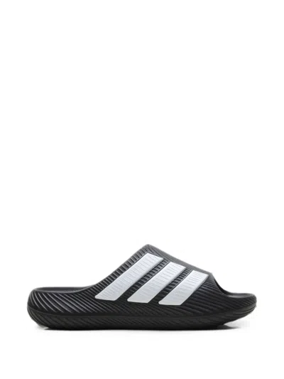 Adidas Originals Purechill 3-stripe Slides In Black