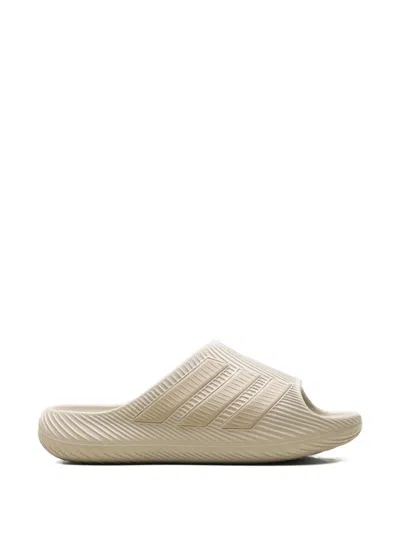 Adidas Originals Purechill 3-stripes Slides In Neutral