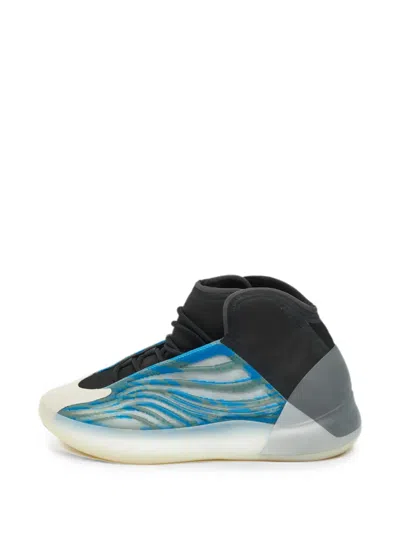 Pre-owned Adidas Originals Qntm High-top Sneakers In Blue