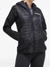 Adidas Originals Quilted Hooded Jacket In Black