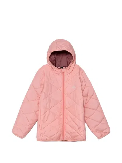 Adidas Originals Kids' Quilted-pattern Jacket In Pink