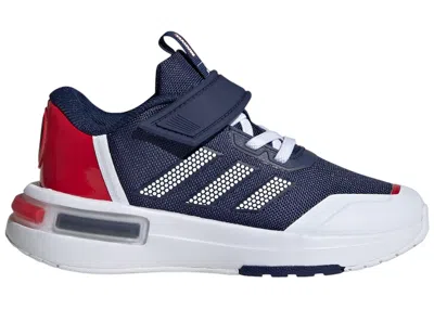 Pre-owned Adidas Originals Racer Marvel Captain America Sneakers In Dark Blue/cloud White/silver Metallic