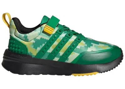 Pre-owned Adidas Originals Racer Tr21 And Top Strap Lego Sneakers In Green/core Black