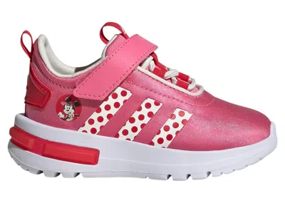 Pre-owned Adidas Originals Racer Tr23 Disney Minnie Mouse Sneakers In Pink Fusion/off White/pure Ruby