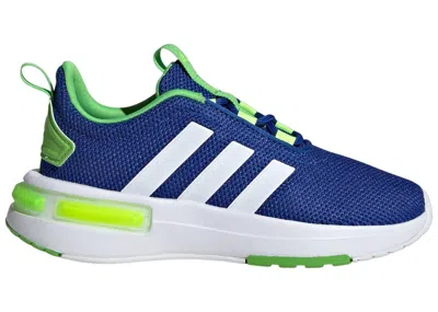 Pre-owned Adidas Originals Racer Tr23 Sneakers In Royal Blue/cloud White/lucid Lime