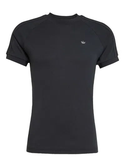 Adidas Originals Raglan-sleeve T-shirt In Black