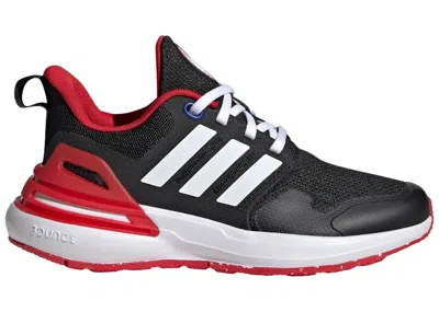 Pre-owned Adidas Originals Rapidasport Marvel Spiderman Sneakers In Core Black/cloud White/better Scarelet Red