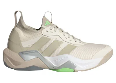 Pre-owned Adidas Originals Rapidmove Adv 2 (women's) Sneakers In Chalk White/beige/lime Burst