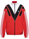 Adidas Originals Rasant Cut Line Track Jacket In Red
