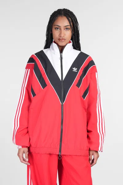 Adidas Originals Rasant Tt Sweatshirt In Red Polyester In Multi