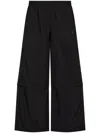 Adidas Originals Rasant Wide-leg Trousers In 黑色