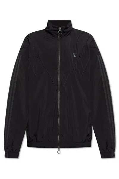 Adidas Originals Rasant Cut Line Sweatshirt In Black