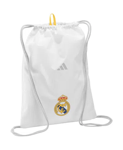 Adidas Originals Real Madrid Gym Sack Bag In White
