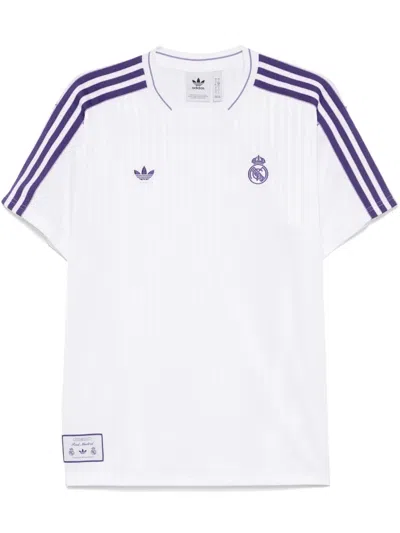 Adidas Originals Real Madrid Terrace Icons Jersey In White