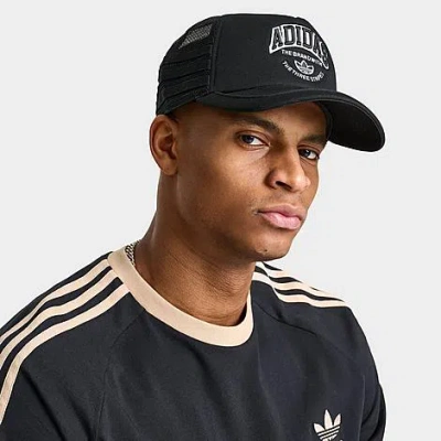 Adidas Originals Rec League Trucker Hat In Black