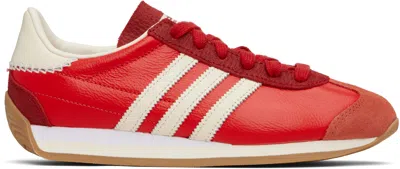 Adidas Originals Red Country Og Tennis Sneakers In Multi