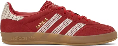 Adidas Originals Handball Spezial Sneakers In Better Scarlet / Won