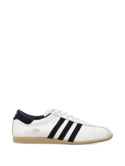 Adidas Originals Rekord Lace-up Leather Sneakers In White