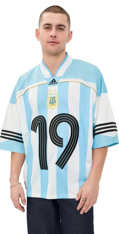 Adidas Originals Mens Adidas Bringback Remixed Argentina Jersey In Blue