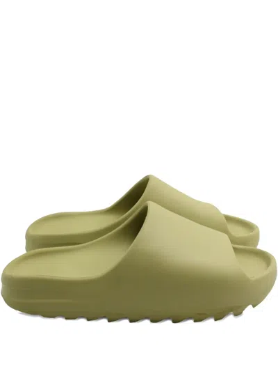 Pre-owned Adidas Originals Resin Slides In Green