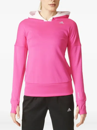 Adidas Originals Response Climawarm Astro Hoodie In Pink