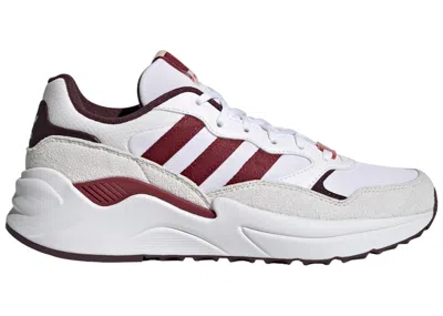 Pre-owned Adidas Originals Retropy Adisuper Her Vegan (women's) Sneakers In Cloud White/collegiate Burgundy/shadow Maroon