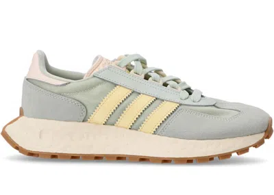 Pre-owned Adidas Originals Retropy E5 (women's) Sneakers In Linen Green/almost Yellow/ecru Tint