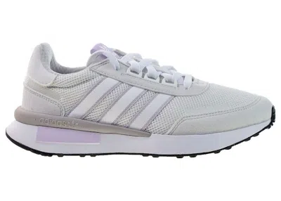 Pre-owned Adidas Originals Retroset (women's) Sneakers In Crystal White/cloud White/purple Tint
