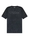 Adidas Originals Rhinestone-embellishment Cotton T-shirt In Black