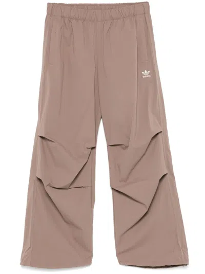 Adidas Originals Ripstop Essentials Trousers In Brown