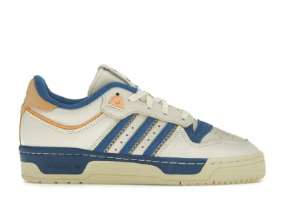 Pre-owned Adidas Originals Rivalry 86 Low (women's) Sneakers In Cream White/easy Yellow