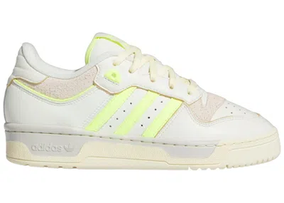 Pre-owned Adidas Originals Rivalry 86 Low (women's) Sneakers In Ivory/lucid Lemon/easy Yellow