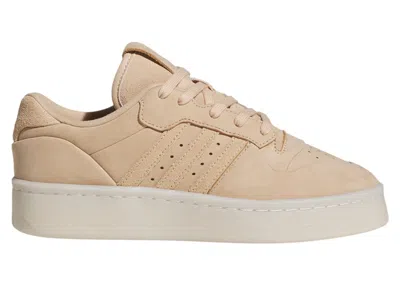 Pre-owned Adidas Originals Rivalry Low Lux (women's) Sneakers In Magic Beige/cream White