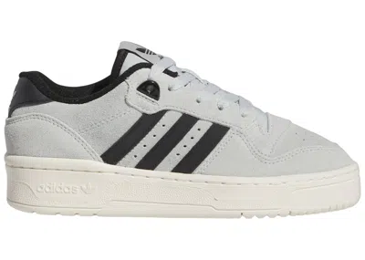 Pre-owned Adidas Originals Rivalry Low Sneakers In Wonder Silver/core Black/off White