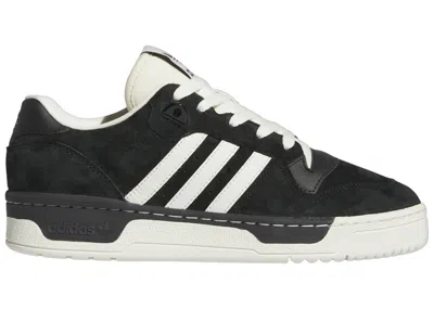 Pre-owned Adidas Originals Rivalry Low (women's) Sneakers In Core Black/ivory In Multi