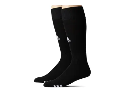Adidas Originals Rivalry Soccer 2-pack Otc Sock Crew Cut Socks Shoes Black/white: Sm (us Women's Shoe 5.5-7.5)