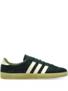 Adidas Originals Roelee Spzl Leather-trimmed Suede Sneakers In Green