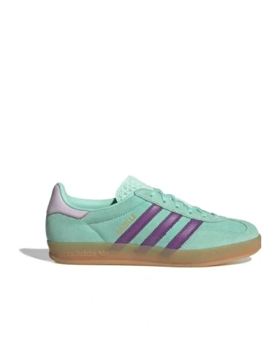Adidas Originals Round Toe Sneakers In Green