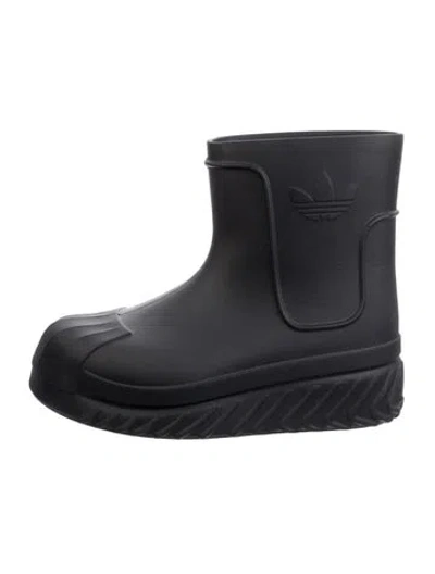 Pre-owned Adidas Originals Rubber Rain Boots In Black