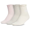 Adidas Originals Ruffle Quarter Socks 3-pack In Multi