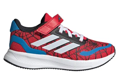 Pre-owned Adidas Originals Runfalcon 3.0 Marvel Spiderman Sneakers In Pure Ruby/cloud White/bright Blue