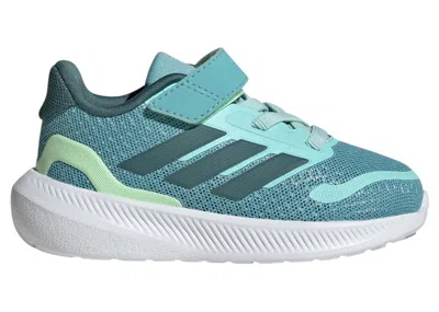 Pre-owned Adidas Originals Runfalcon 5 Sneakers In Mint Ton/preloved Teal/semi Green Spark