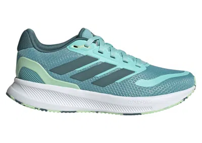 Pre-owned Adidas Originals Runfalcon 5 Sneakers In Mint Ton/preloved Teal/semi Green Spark