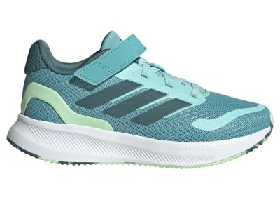 Pre-owned Adidas Originals Runfalcon 5 Sneakers In Mint Ton/preloved Teal/semi Green Spark