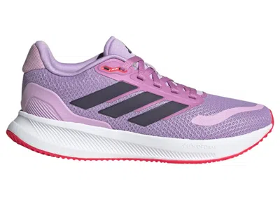 Pre-owned Adidas Originals Runfalcon 5 Sneakers In Powder Plum/aurora Plum/lucid Red
