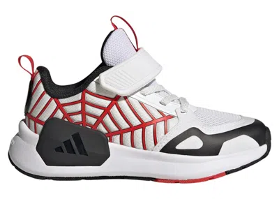 Pre-owned Adidas Originals Runner Marvel Spiderman Sneakers In Cloud White/red/core Black In Multi